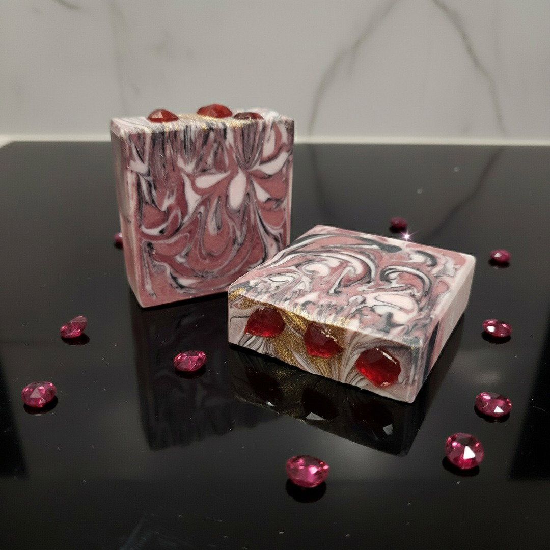 Birthstone Collection: Ruby (July) – A Soap Inspired by Summer's Boldest Gem