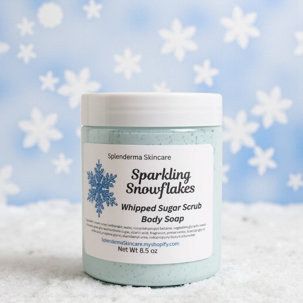 Whipped Sugar Scrub Body Soap-Winter & Holiday Collection