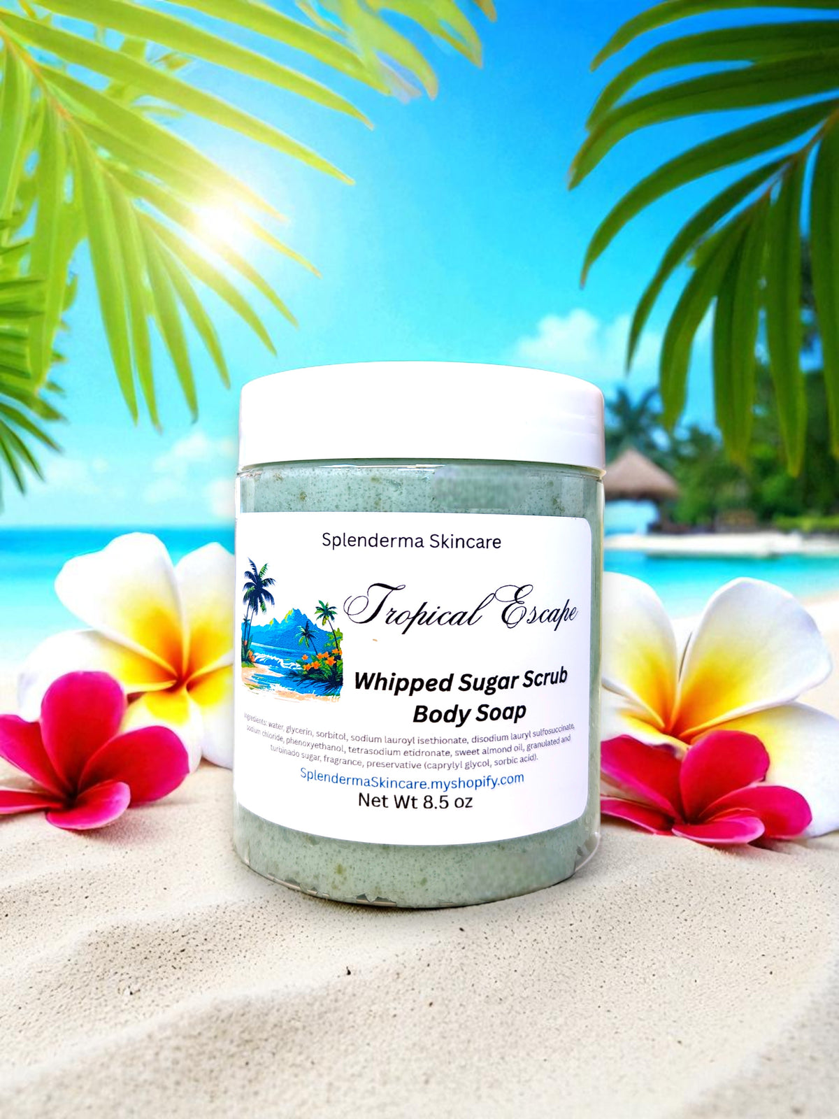 Whipped Sugar Scrub Body Soap-Summer Scent Collection
