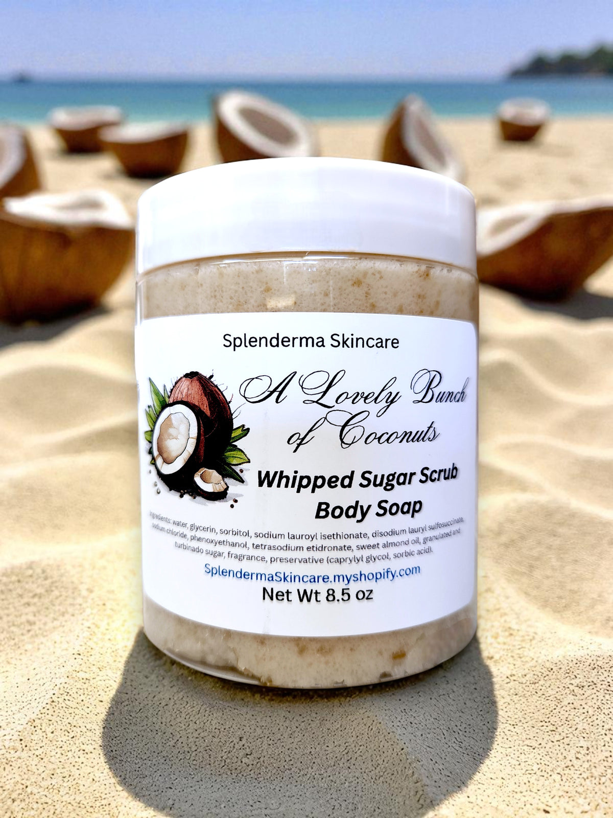 Whipped Sugar Scrub Body Soap-Summer Scent Collection