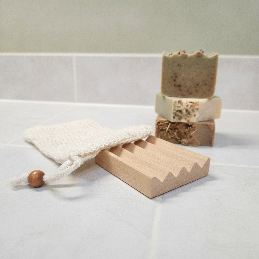 Handcrafted Soap Dish and Soap Saver