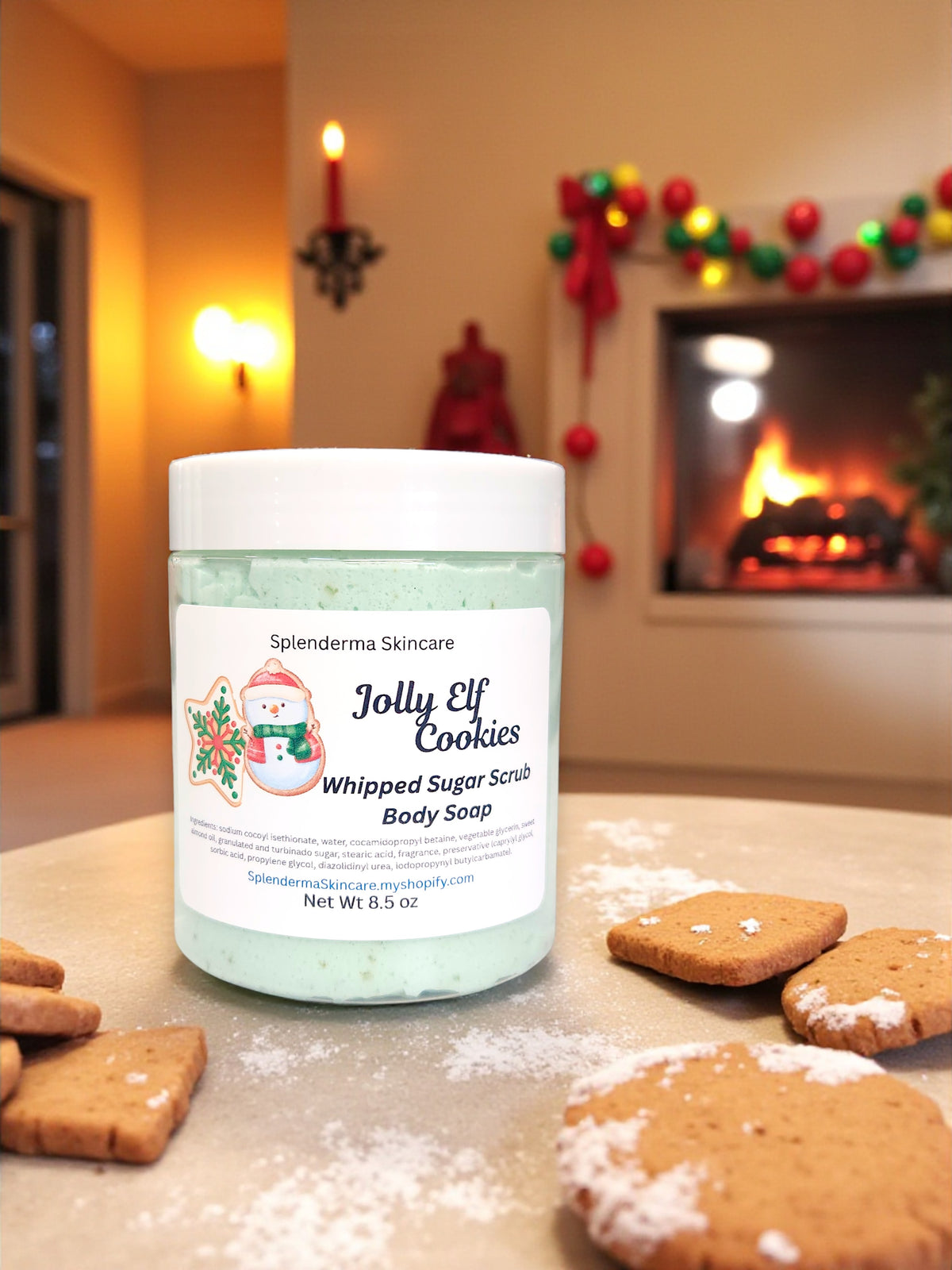 Whipped Sugar Scrub Body Soap-Winter & Holiday Collection