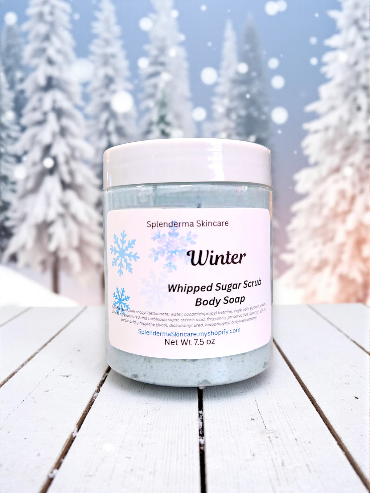 Whipped Sugar Scrub Body Soap-Winter & Holiday Collection